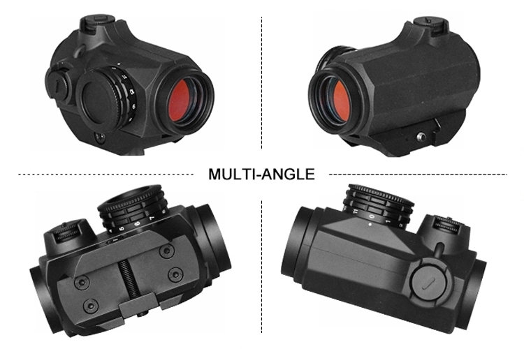 Erains Tac Optics Mil-Std Tactical 1X20 3moa IP67 11 Levels Compact Red Illumination Weapon Red DOT Scope Aiming DOT Reticle Sight