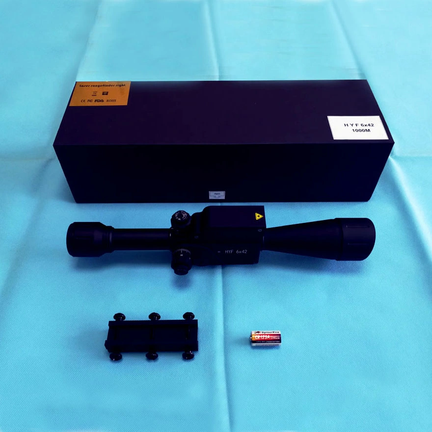 Laser Thermal Riflescope with Range Finder for Long Range Detection