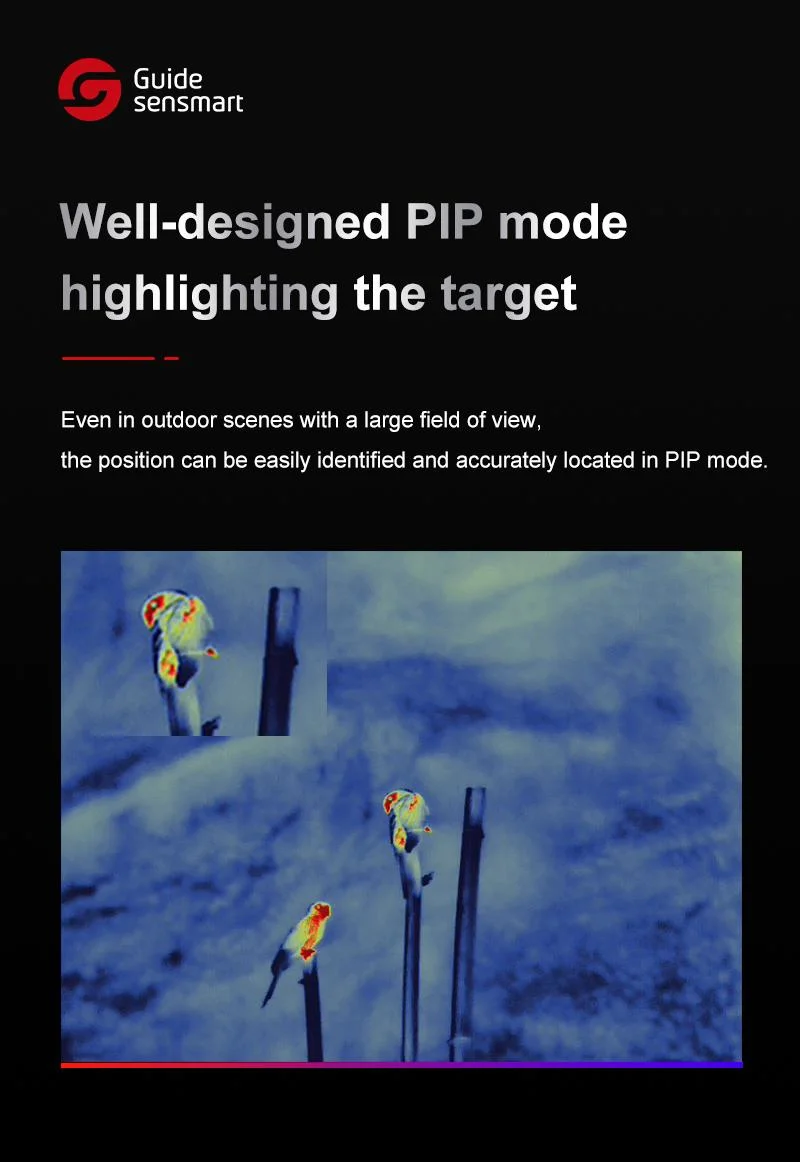 Imaging Binocular Reusable Thermal Image Scope Riflescope for Detect Target