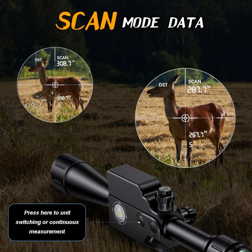 1000m Long Range Outdoor Laser Thermal Monocular Hunting Scopes Optics Riflescope