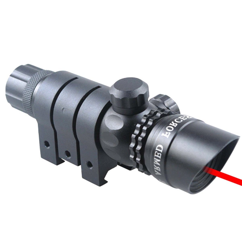 Outside Adjustment Red Laser Sight DOT Scope 8 Figure Mounts