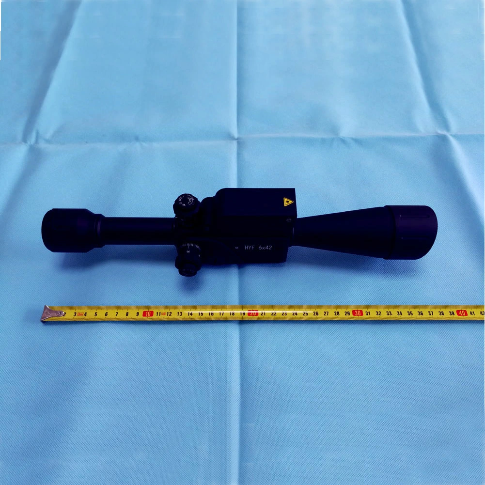 Laser Thermal Riflescope with Range Finder for Long Range Detection