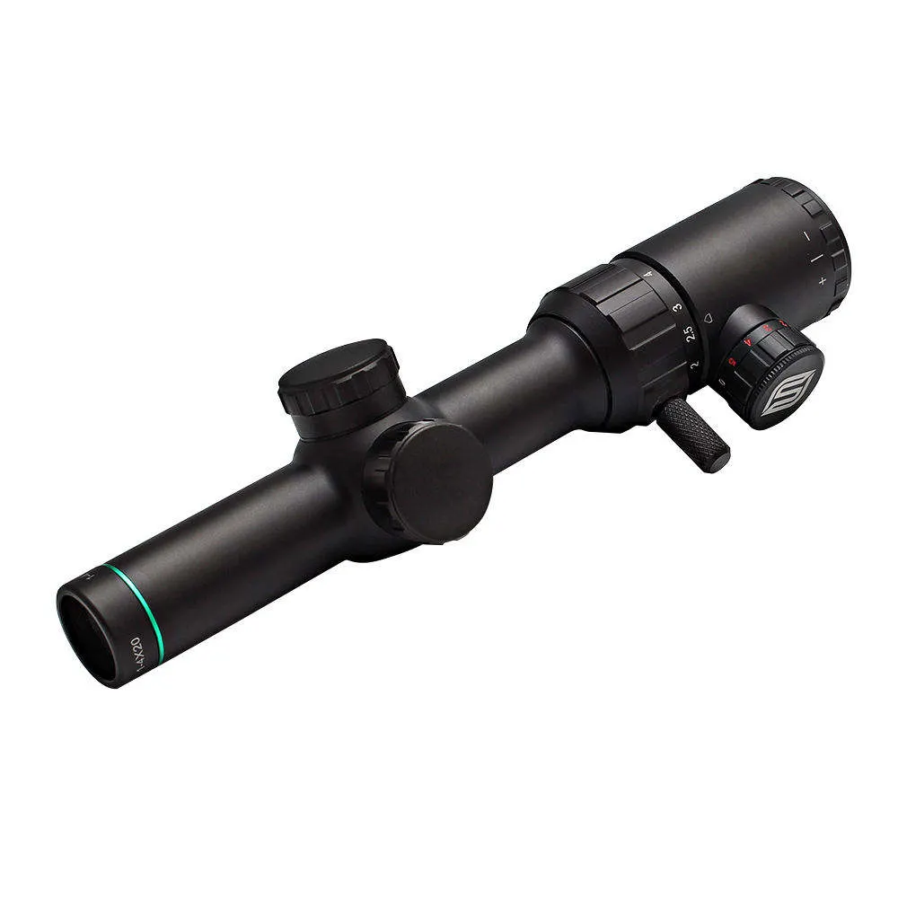 Spina Optics 1-4X20 Waterproof Riflescope Outdoor Hunting Scope Tactical Scope