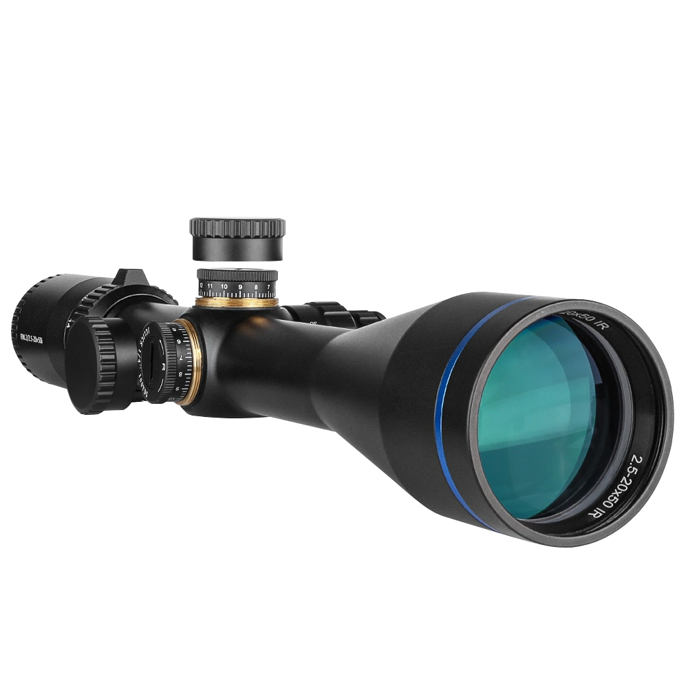 Spina Optics Tactical Riflescope 2.5-20X50 Compact Hunting Scope Optical Scope Fit for Outdoor Hunting