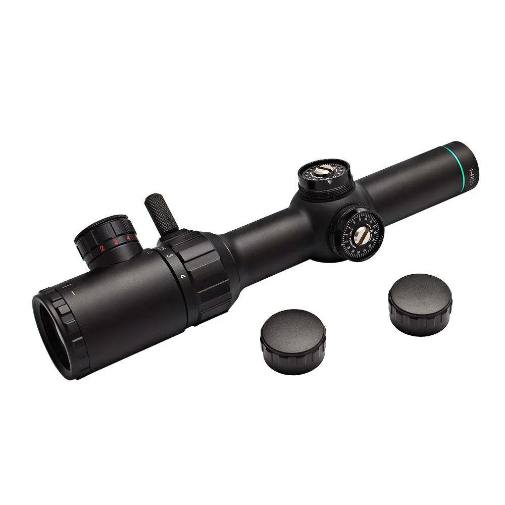 Spina Optics 1-4X20 Waterproof Riflescope Outdoor Hunting Scope Tactical Scope