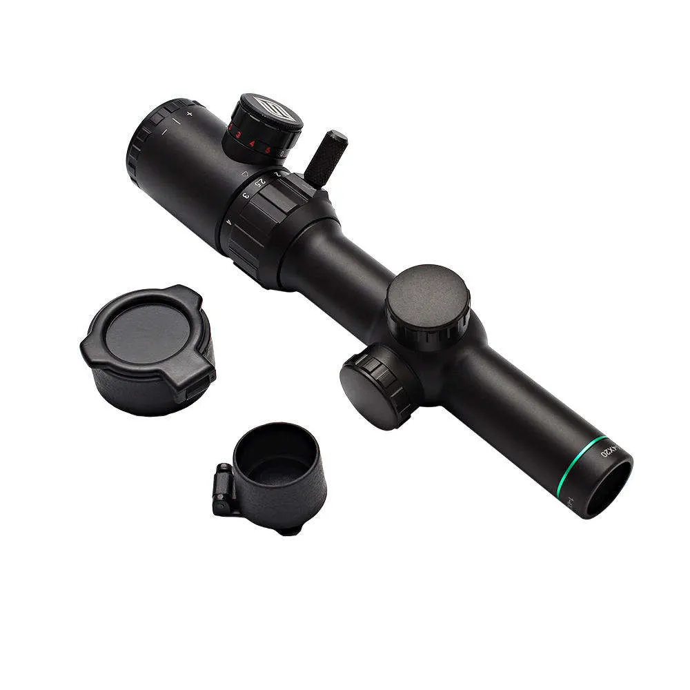 Spina Optics 1-4X20 Waterproof Riflescope Outdoor Hunting Scope Tactical Scope