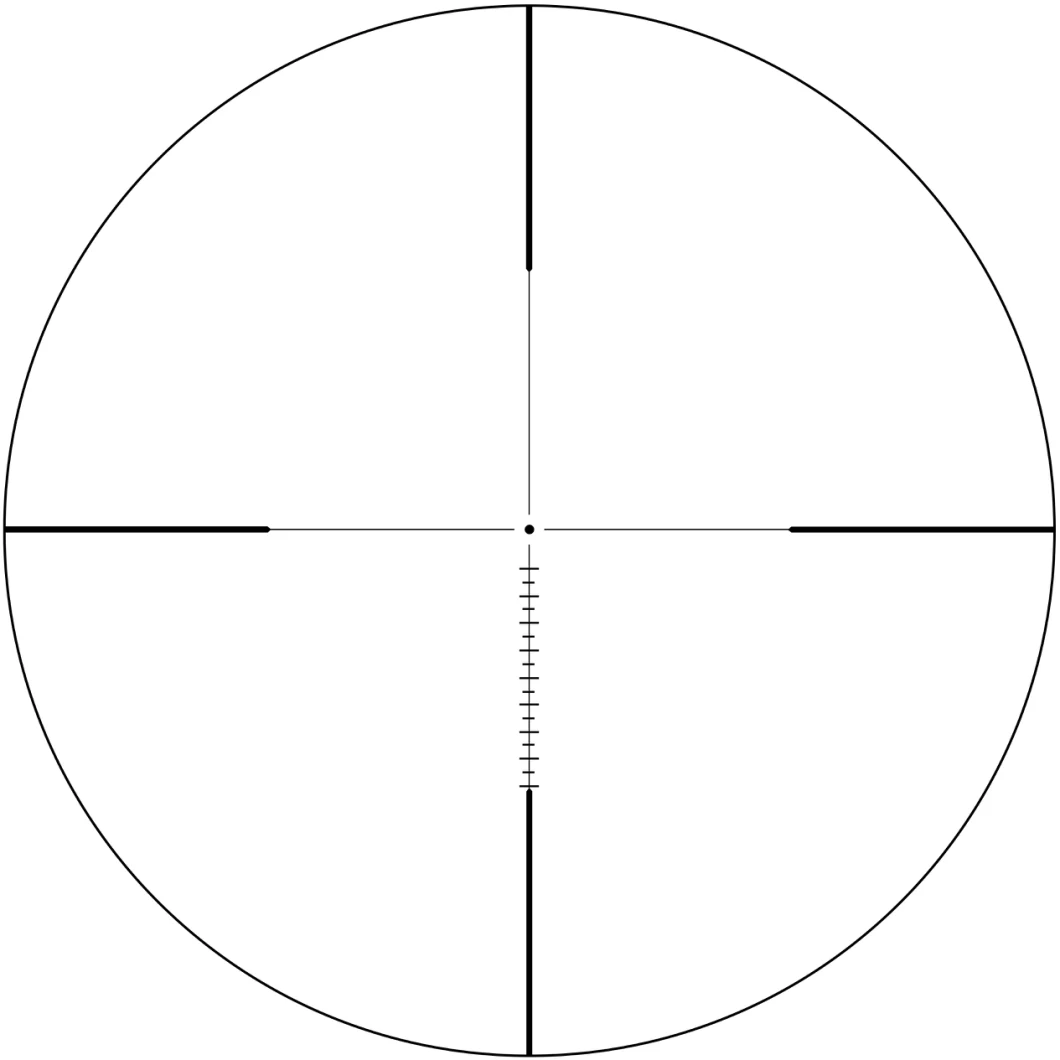 Spina Opticse Tactical 2-12X50 Wa IR Wide Angle Clear View Scope with Center DOT Illuminated Hunting Riflescope Fit Low Light